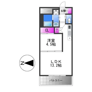 プレジオ永和ASIAN【6階】の間取り