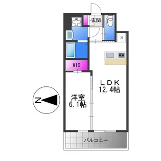 プレジオ永和ASIAN【13階】の間取り