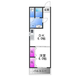 エスポワール【5階】の間取り