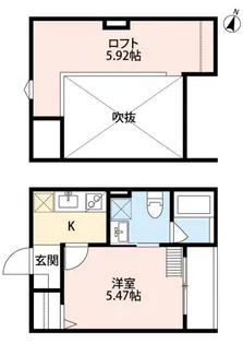 Aレジデンス【1階】の間取り