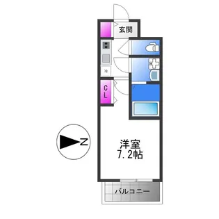 ファーストフィオーレ長田グランディール【11階】の間取り