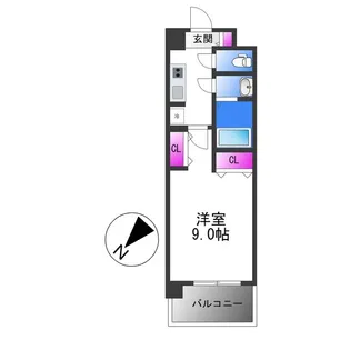 GLUCK MAISON S−SAKAI XVI【5階】の間取り