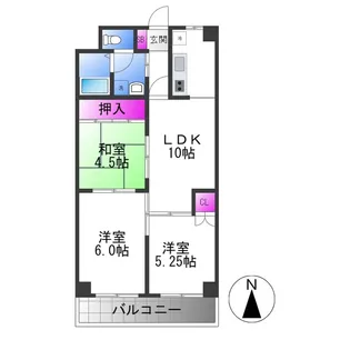 オリエントマンション【1階】の間取り