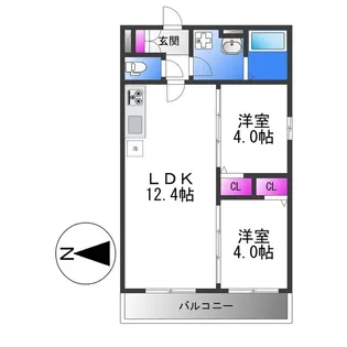 Avantio Clair【3階】の間取り
