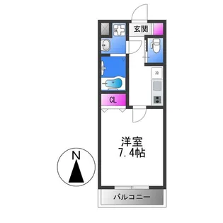 メゾン上小阪【5階】の間取り