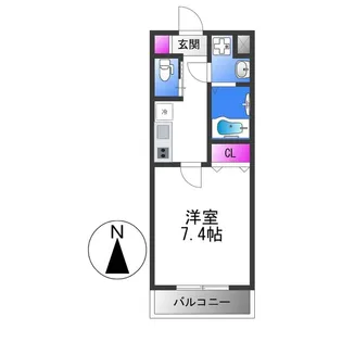 メゾン上小阪【7階】の間取り