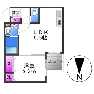 Urban Court Fuse【4階】の間取り