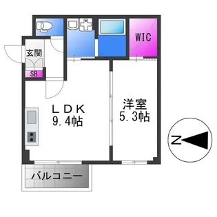 Urban Court Fuse【4階】の間取り