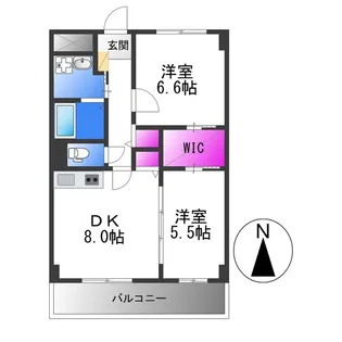 ビスタ石きり【3階】の間取り