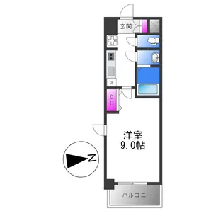 ArtizA堺東【7階】の間取り