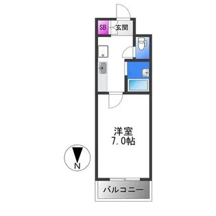ノアーズアーク88【5階】の間取り