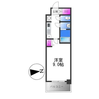 ArtizA堺東【10階】の間取り