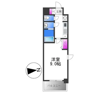 ArtizA堺東【3階】の間取り