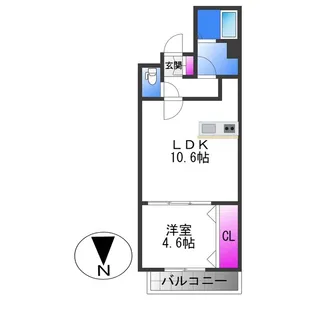 ラフィーネ放出【2階】の間取り