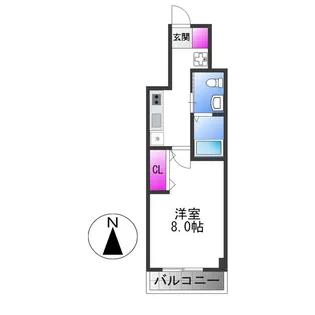 PIANO FORTE【9階】の間取り