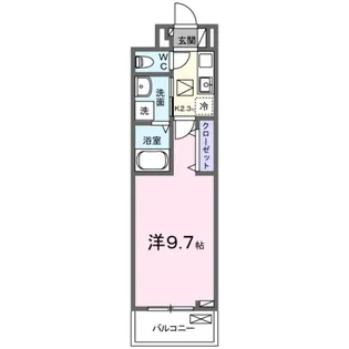 ヒカルサ堺市文珠橋Ⅰ【1階】の間取り