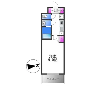 ArtizA堺東【2階】の間取り