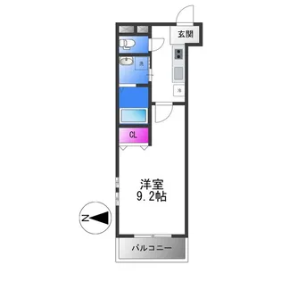 フジパレス岩田町ノース【1階】の間取り