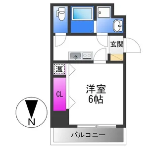 LAND GALAXY【8階】の間取り