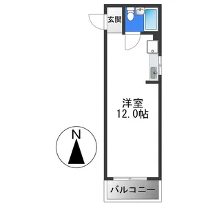 パークサイド平野【4階】の間取り
