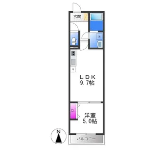 Mark Villa加美【3階】の間取り