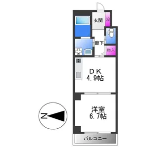ファンライフ小阪【4階】の間取り