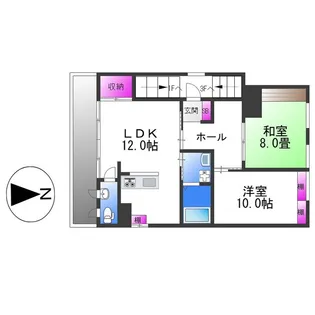 今西ビル【2階】の間取り