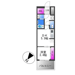 Grand Luce 【3階】の間取り