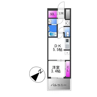 Grand Luce 【2階】の間取り