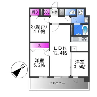 Grand Luce 【8階】の間取り