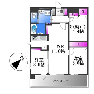 Grand Luce 【10階】の間取り