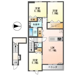 Madison Seed【2階】の間取り