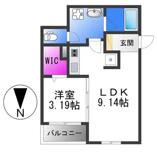 F+style八尾北本町2号館【2階】の間取り