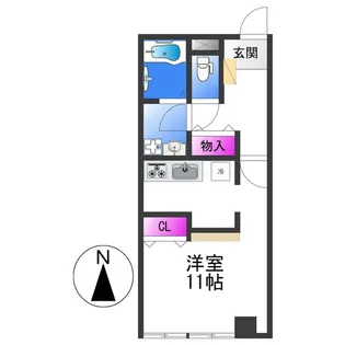 メゾンダイシン【3階】の間取り