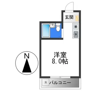 シャトー平野【2階】の間取り