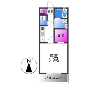 ZENS平野【2階】の間取り