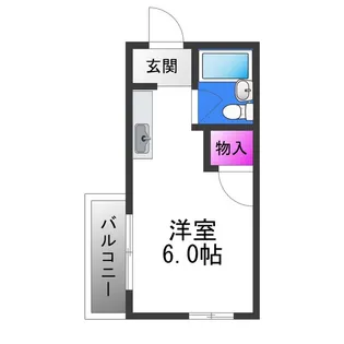 レジデンス西脇【3階】の間取り