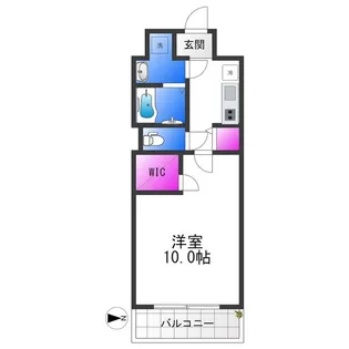 パラス・ティラ平野west【5階】の間取り