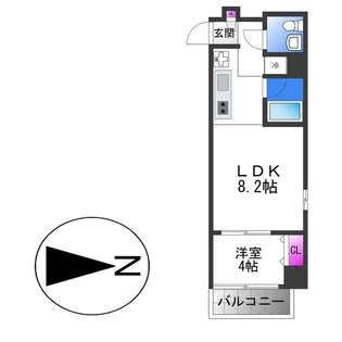 パークモダン高井田【7階】の間取り
