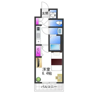 グランカーサ高井田【4階】の間取り