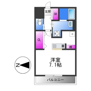 エアルレジデンスⅠ【2階】の間取り