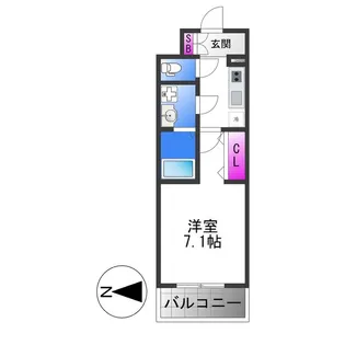 ソルテラスOSAKAJO EST【6階】の間取り