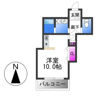 ピスケス花園【1階】の間取り
