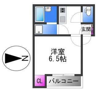 カーサ加美正覚寺【3階】の間取り