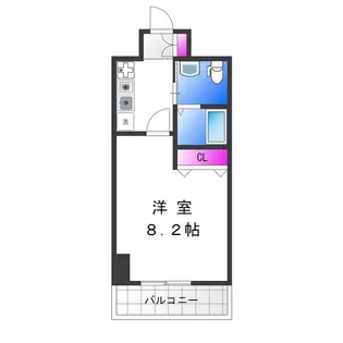 CASSIA天王寺東【5階】の間取り