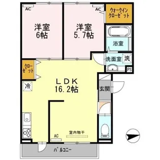 グランクリフ【3階】の間取り