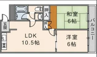 サニーコートⅡ【3階】の間取り