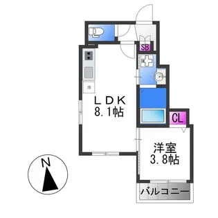 ジャカルタ【2階】の間取り