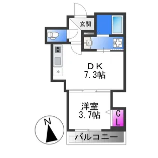 ジャカルタ【3階】の間取り