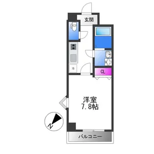 ルミエール八尾駅前【3階】の間取り